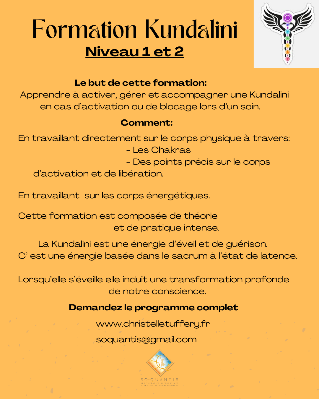 Affiche d’origine : Activation et libération Kundalini – niveau 1 (1/3)